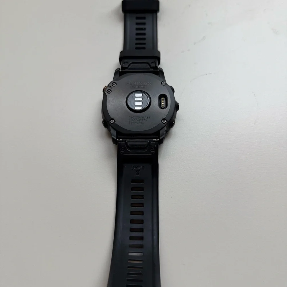 Garmin Black Smartwatch with Gray Accents